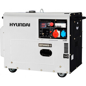 Генератор дизельный Hyundai DHY8000SE-3 антенна hyundai h tai320 30дб активная