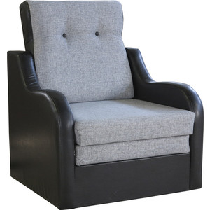 Кресло-кровать Шарм-Дизайн Классика В шенилл серый. тумба белый глянец 30 5 см с бельевой корзиной corozo классика sd 00000336