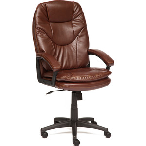 Кресло TetChair COMFORT LT кож/зам коричневый, 2 tone