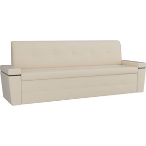 Кухонный диван Мебелико Деметра эко-кожа (бежевый) угловой диван мебелико сенатор п рогожка бежевый серый