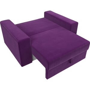 Кресло Мебелико Майами микровельвет фиолетовый