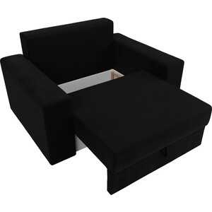 Кресло Мебелико Майами микровельвет черный