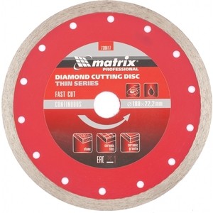Алмазный диск Matrix 180х22.2мм (730817)