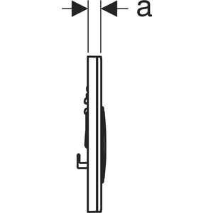 Кнопка смыва Geberit Sigma 21 сланец (115.884.JM.1)