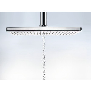 Верхний душ с кронштейном Hansgrohe Rainmaker Select 460 для 24010180, потолочный, белый/хром (24004400)