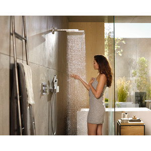 Верхний душ с кронштейном Hansgrohe Raindance E 300 хром (26238000)