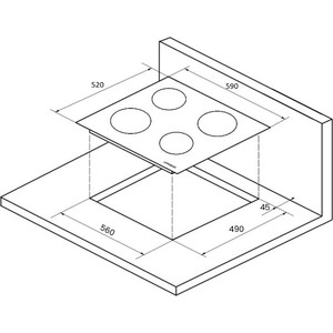 Индукционная варочная панель Kuppersberg ICS 604