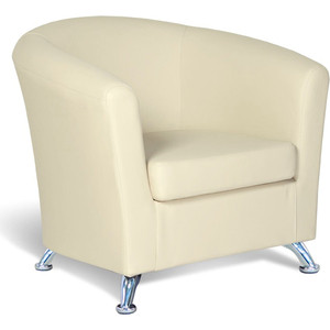 Кресло Шарм-Дизайн Евро экокожа бежевый кресло шарм дизайн евро лайт экокожа красный
