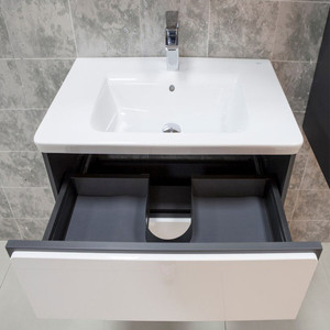 Мебель для ванной Roca Ronda 70 антрацит/белый глянец