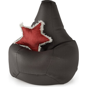 Кресло Шарм-Дизайн Груша экокожа коричневый кресло мешок dreambag синяя экокожа 3xl 150x110