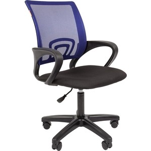 Офисное кресло Chairman 696 LT TW-05 синий офисное кресло chairman game 17 экопремиум красный