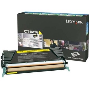 Картридж Lexmark C736 Yellow 10000 стр. (C736H1YG) картридж для лазерного принтера lexmark c950x2kg оригинал