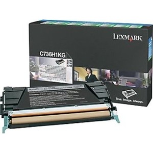 Картридж Lexmark C73x/X73x Black 12000 стр. (C736H1KG) картридж для лазерного принтера lexmark c950x2kg оригинал