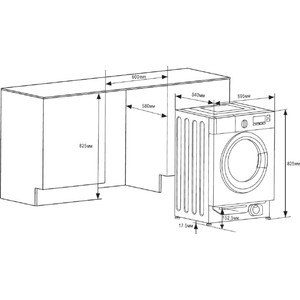 Встраиваемая стиральная машина Graude EWA 60.0