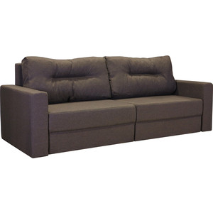 Диван еврокнижка Шарм-Дизайн Норд коричневый диван еврокнижка мебелико европа микровельвет коричневый