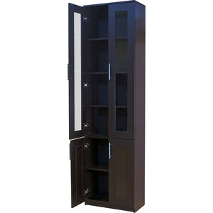 Книжный шкаф Шарм-Дизайн Симфония-2 60x30x220 венге