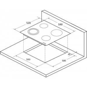 Электрическая варочная панель Kuppersberg ECS 603 C Вид№2