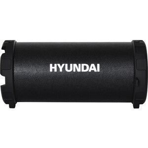 Портативная колонка Hyundai H-PAC220 (стерео, 10Вт, USB, Bluetooth, FM) черный портативная колонка jbl go 3 jblgo3blk моно 4 2вт bluetooth 5 ч