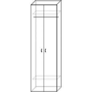 Шкаф распашной Шарм-Дизайн Шарм 60х45 белый