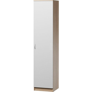 Шкаф для одежды Шарм-Дизайн Евро лайт 40х60 дуб сонома+белый поддон для горшка евро ø21 см полипропилен белый