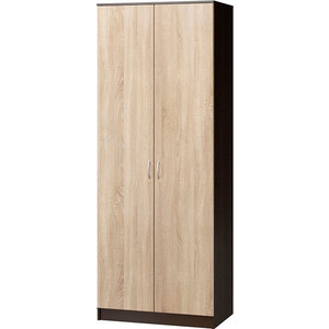 Шкаф комбинированный Шарм-Дизайн Евро лайт 80х60 венге+дуб сонома шкаф комбинированный шарм дизайн квартет 140х60 венге вяз