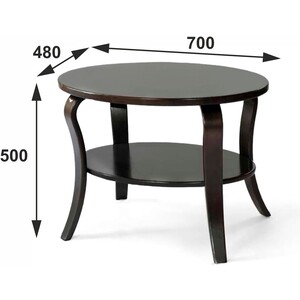 Стол журнальный Мебелик Аверно венге (SN000872) стол маникюрный катрин блюз трансформер венге