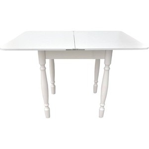 Стол Катрин Ломберный раскладной 60х60 белый ЛДСП раскладной стол мебелик