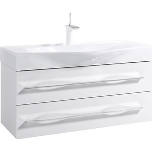 Мебель для ванной Aqwella Милан 100x40 подвесная, белая