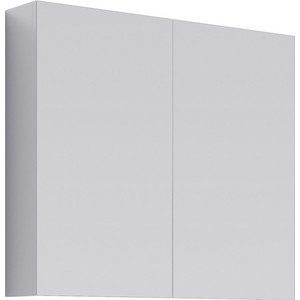 Зеркальный шкаф Aqwella MC 80x70 белый (MC.04.08) зеркало 80x70 см белый матовый вяз швейцарский sanflor ингрид c000005875