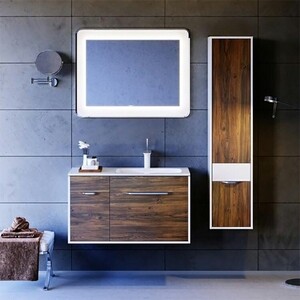 Мебель для ванной Aqwella Malaga R 90x45 крафт темный пенал aqwella malaga 32 5x150 крафт темный левый mal 05 03 l cd